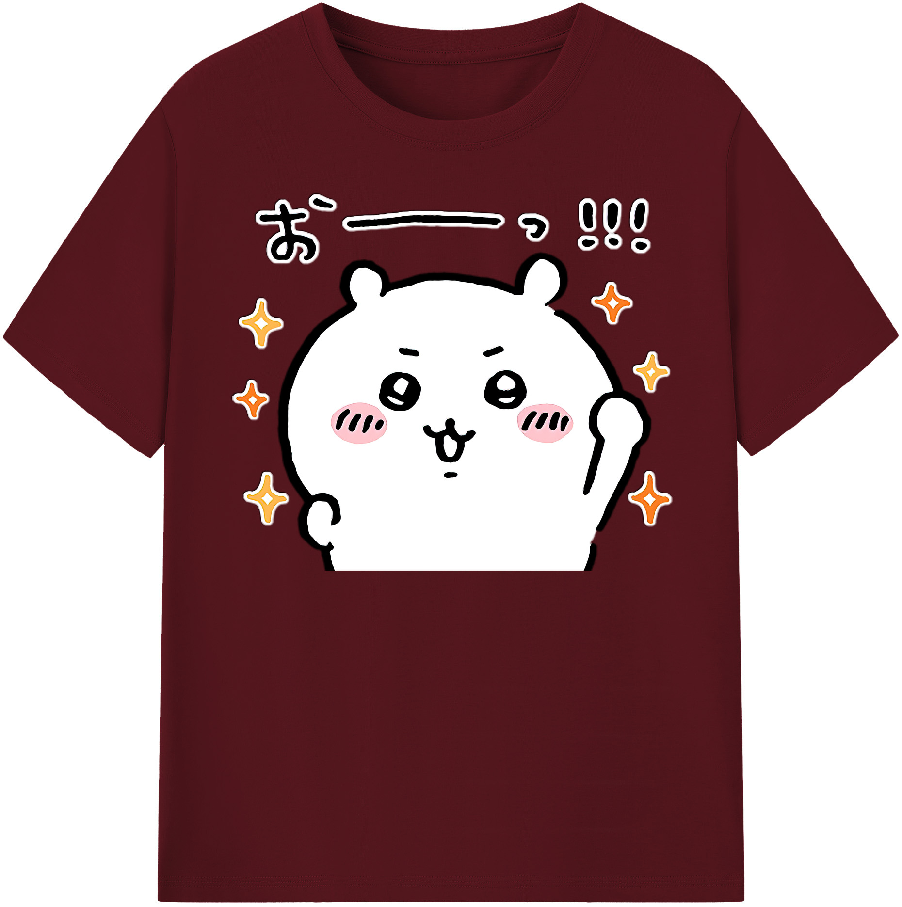 （画像用） ちいかわ ちいかわ Chii-kawa chiikawa 綿100％半袖Tシャツ（フロントプリント）